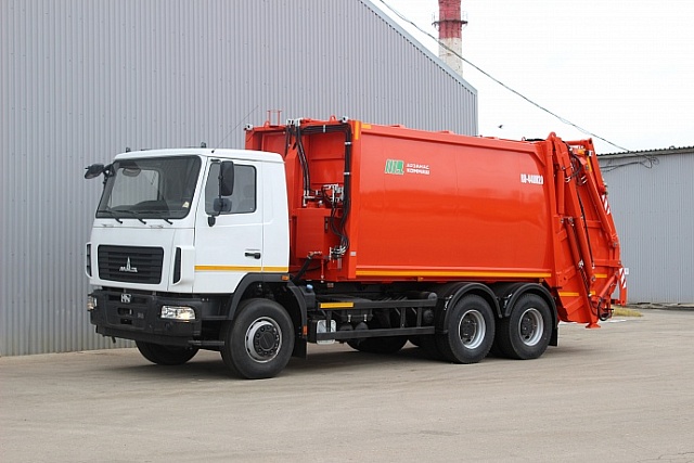 Мусоровоз с задней загрузкой КО-440М20 22м3