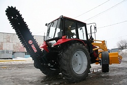 Траншеекопатель дэм 150 с зимним рабочим органом