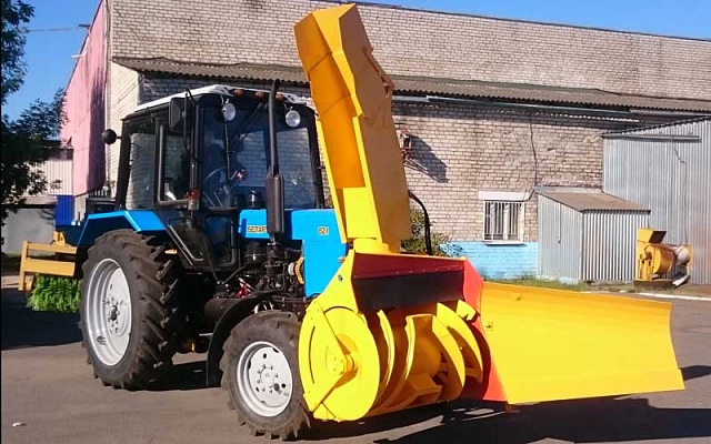 Снегоочиститель фрезерно-роторный дэм 124