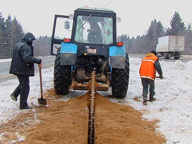 Траншеекопатель дэм 150 с зимним рабочим органом